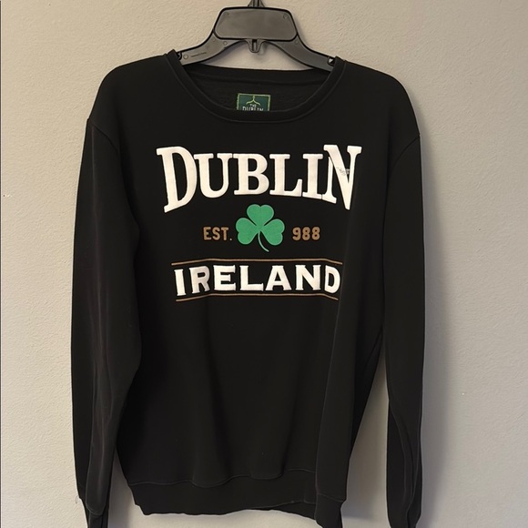 Dublin Ireland Sweatshirt The Dublin Trading Co. Grafton Street size Large - Picture 1 of 5